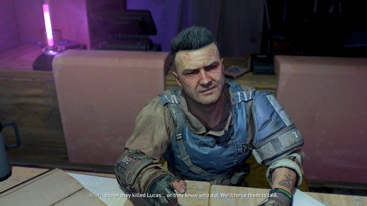 After a short conversation with Aitor, in which the leader of the Peacekeepers will reveal his plan to you, The Raid mission will end and you will automatically start a new main quest - Water Tower - Dying Light 2: Meet with Aitor or Sophie? The Raid - Important Choices - Dying Light 2 Guide