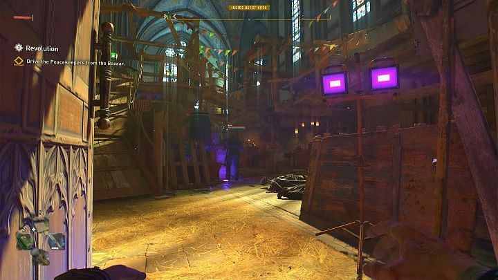 You have to deal with all the intruders in the building - most of them stand in convenient spots and can be easily quietly eliminated - Dying Light 2: Fulfill Albertos wish or go to the center? Revolution - Important Choices - Dying Light 2 Guide