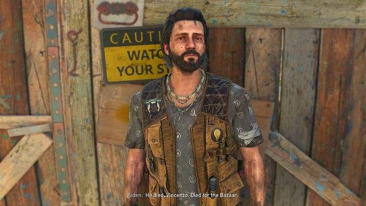 After a short conversation with Sophie, go outside and talk to Vincenzo to keep the promise you made to Alberto - Dying Light 2: Fulfill Albertos wish or go to the center? Revolution - Important Choices - Dying Light 2 Guide