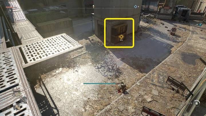 The third generator is also on the square, next to the elevator , in the place shown in the picture above - Dying Light 2: Is it worth to help Anderson? Into the Dark - Important Choices - Dying Light 2 Guide