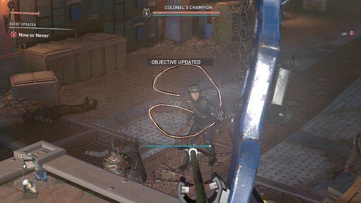 After a while, more enemies will appear in the room, including the Colonel's champion - Dying Light 2: Trust the Colonel or Matt? Now Or Never - Important Choices - Dying Light 2 Guide