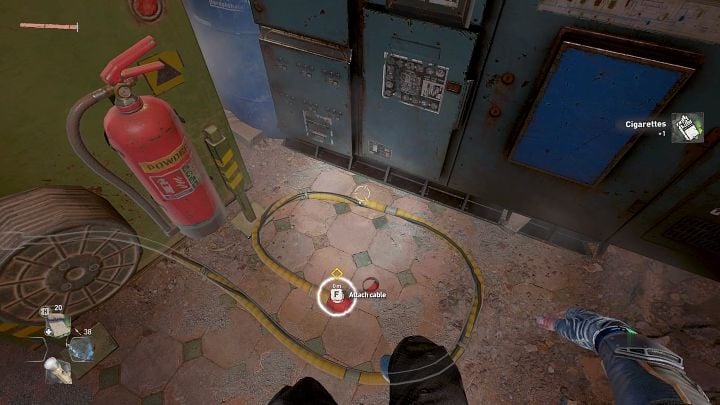 After the fight, pick up the cable from the ground and plug it into the nearby machine, and then try to activate the machine controlling the dam dividers - Dying Light 2: Trust the Colonel or Matt? Now Or Never - Important Choices - Dying Light 2 Guide