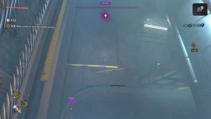 At the end of the climb, jump to the bars that stick out from the silo walls - Dying Light 2: Wich ending to choose? - Important Choices - Dying Light 2 Guide