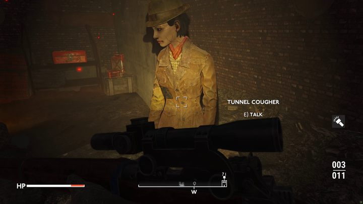 As you head towards the quest marker, you will pass numerous NPCs suffering from Tunnel Cough - Fallout London: How to get to Angel Lab? - Fallout: London: Walkthrough - Fallout London Guide