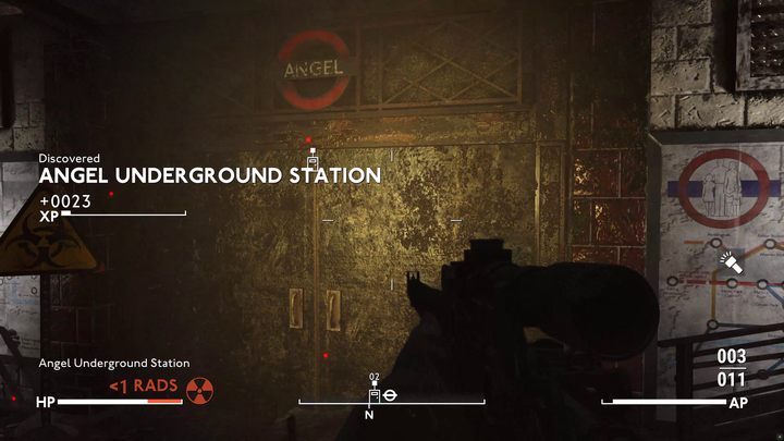 When you finally reach Angel Underground Station, go inside - Fallout London: How to get to Angel Lab? - Fallout: London: Walkthrough - Fallout London Guide