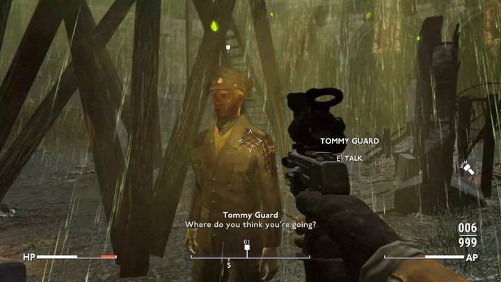 Once you reach the point marked on the map, you will get to a large gate guarded by a squad of Tommies - Fallout London: How to get to Westminster? - Fallout: London: Walkthrough - Fallout London Guide