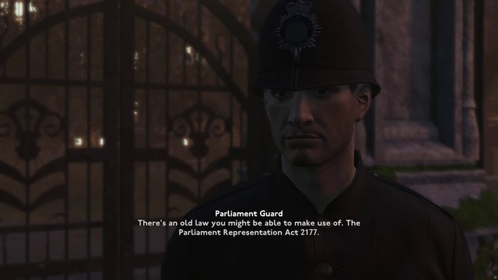 The man will reveal information about Smythe - Fallout London: How to get to Westminster? - Fallout: London: Walkthrough - Fallout London Guide