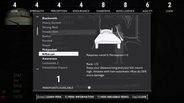 Requirements: Level 0, Perception > - Fallout London: Best perks - Fallout: London: Basics - Fallout London Guide
