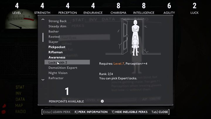 Requirements: Level 0, Perception > - Fallout London: Best perks - Fallout: London: Basics - Fallout London Guide