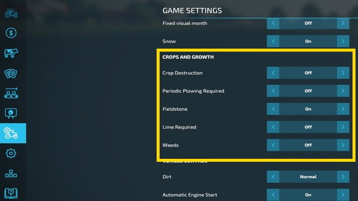 What can be turned off - Farming Simulator 22: Order of fieldwork - Farming Simulator 22: Field work - Farming Simulator 22 Guide