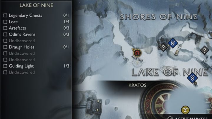 3 - God of War Ragnarok: Lake of Nine, Midgard - secrets, collectibles - God of War Ragnarok: Midgard - God of War Ragnarok Guide