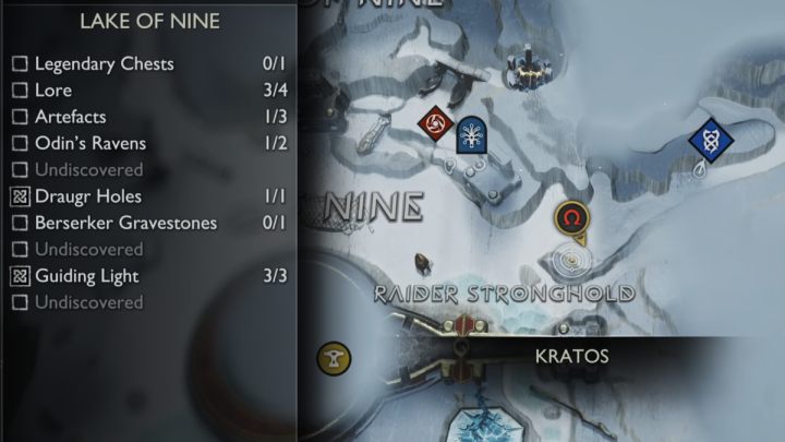 9 - God of War Ragnarok: Lake of Nine, Midgard - secrets, collectibles - God of War Ragnarok: Midgard - God of War Ragnarok Guide