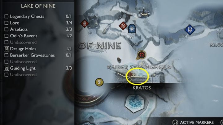 11 - God of War Ragnarok: Lake of Nine, Midgard - secrets, collectibles - God of War Ragnarok: Midgard - God of War Ragnarok Guide