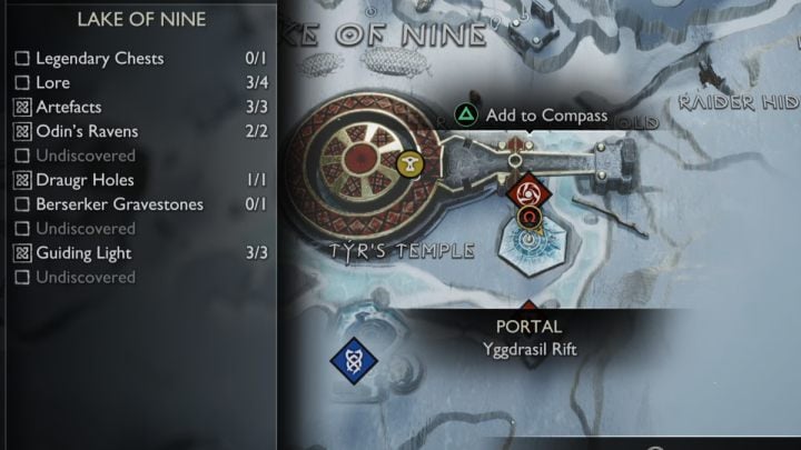 14 - God of War Ragnarok: Lake of Nine, Midgard - secrets, collectibles - God of War Ragnarok: Midgard - God of War Ragnarok Guide