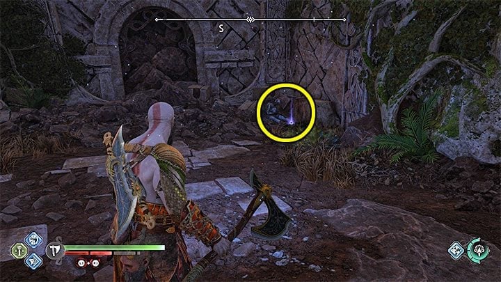 This artifact is obtainable at nighttime - God of War Ragnarok: The Jungle, Vanaheim - secrets, collectibles - God of War Ragnarok: Vanaheim - God of War Ragnarok Guide