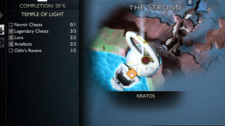 1 - God of War Ragnarok: Temple of Light, Alfheim - secrets, collectibles - God of War Ragnarok: Alfheim - God of War Ragnarok Guide