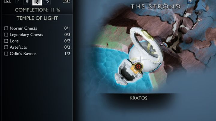 7 - God of War Ragnarok: Temple of Light, Alfheim - secrets, collectibles - God of War Ragnarok: Alfheim - God of War Ragnarok Guide