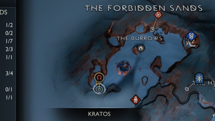 4 - God of War Ragnarok: The Forbidden Sands, Alfheim - secrets, collectibles - God of War Ragnarok: Alfheim - God of War Ragnarok Guide