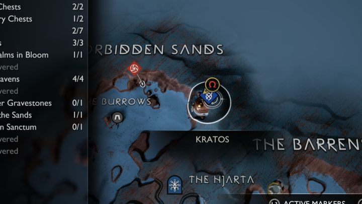 13 - God of War Ragnarok: The Forbidden Sands, Alfheim - secrets, collectibles - God of War Ragnarok: Alfheim - God of War Ragnarok Guide