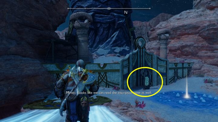 The collectible is related to the favor Freyer's Gift - God of War Ragnarok: The Forbidden Sands, Alfheim - secrets, collectibles - God of War Ragnarok: Alfheim - God of War Ragnarok Guide