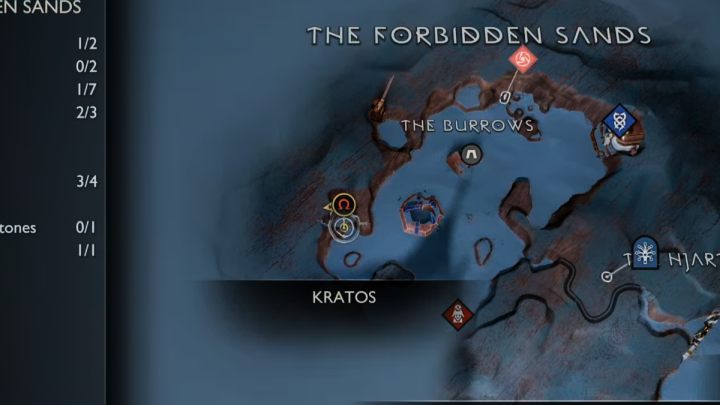 17 - God of War Ragnarok: The Forbidden Sands, Alfheim - secrets, collectibles - God of War Ragnarok: Alfheim - God of War Ragnarok Guide