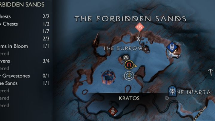 20 - God of War Ragnarok: The Forbidden Sands, Alfheim - secrets, collectibles - God of War Ragnarok: Alfheim - God of War Ragnarok Guide