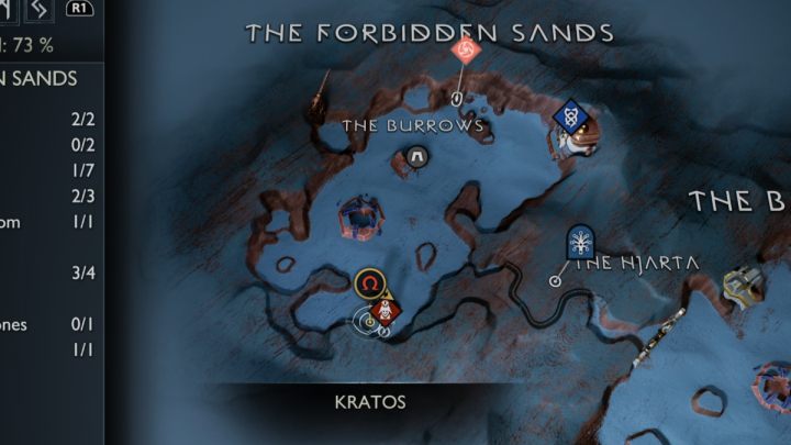 24 - God of War Ragnarok: The Forbidden Sands, Alfheim - secrets, collectibles - God of War Ragnarok: Alfheim - God of War Ragnarok Guide