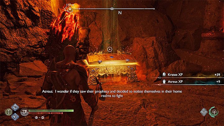 You can find different types of secrets while exploring Muspelheim - God of War Ragnarok: Interactive map - Muspelheim - God of War Ragnarok: Interactive maps - God of War Ragnarok Guide