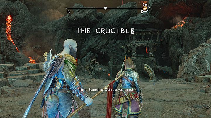 Muspelheim's most important secret area is the Crucible - God of War Ragnarok: Interactive map - Muspelheim - God of War Ragnarok: Interactive maps - God of War Ragnarok Guide