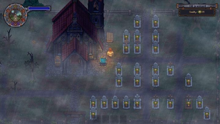 Graveyard keeper кладбище максимум схема