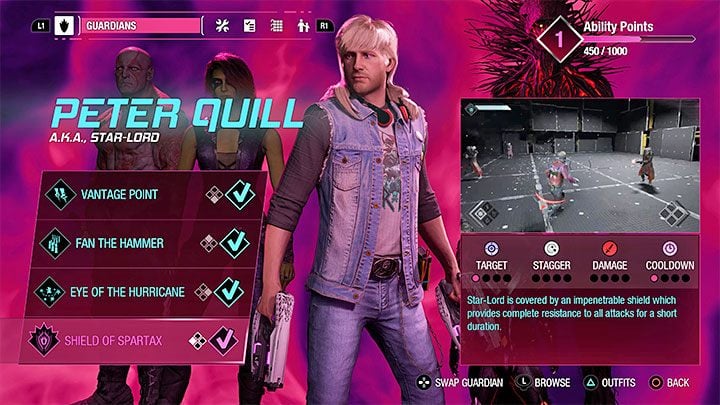 Fortunately, the solution to this problem is very simple - Guardians of the Galaxy: Fourth ability - how to unlock? - FAQ - Guardians of the Galaxy Guide