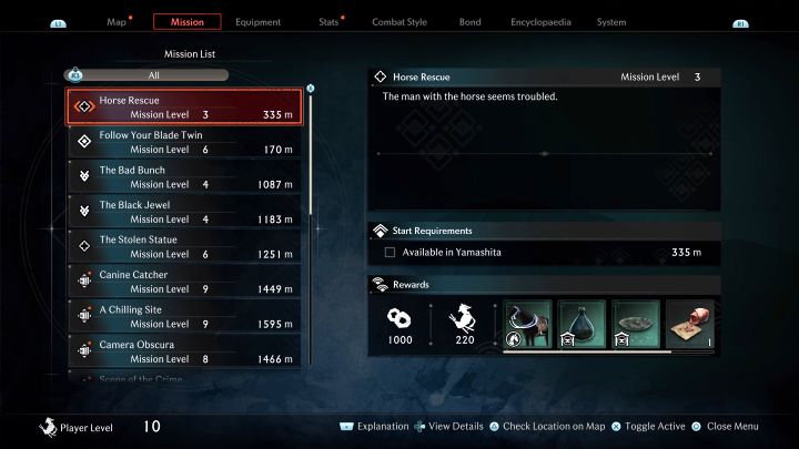 These markers symbolize all quests that can be started on the world map - these can be main or side missions - Rise of the Ronin: Interactive map - Rise of the Ronin Interactive map - Rise of the Ronin Guide
