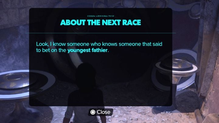 3 - Star Wars Outlaws: How to win the fixed fathier race? - Quests and data - Star Wars Outlaws Guide