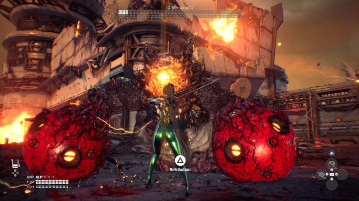 Extra note - even if the Brute defeats you in this battle, the story will continue - Stellar Blade: How to defeat Brute boss in the prologue? - Bosses - Stellar Blade Guide