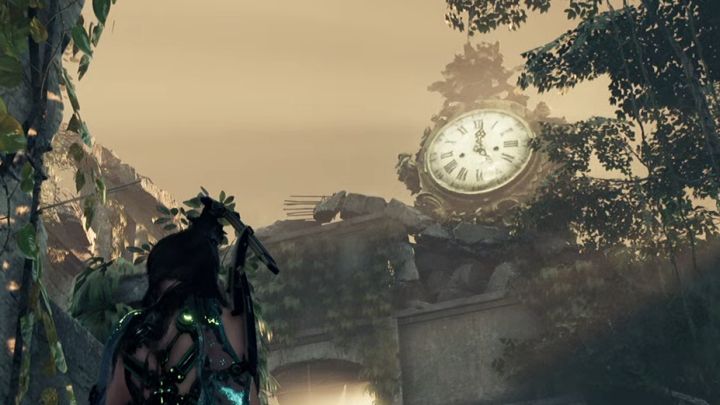 4 - Stellar Blade: The clock tower and gate puzzle on Eidos 7 - Puzzles - Stellar Blade Guide