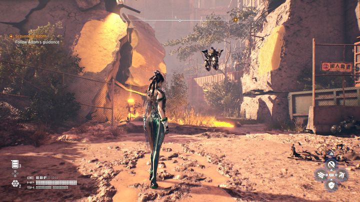 7 - Stellar Blade: Crane puzzle in Construction Zone on Eidos 7 - Puzzles - Stellar Blade Guide