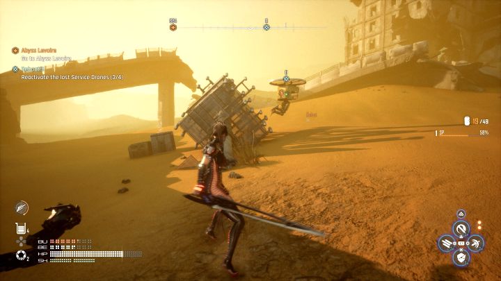 9 - Stellar Blade: Inactive camps and solar tower puzzle in the Great Desert - Puzzles - Stellar Blade Guide