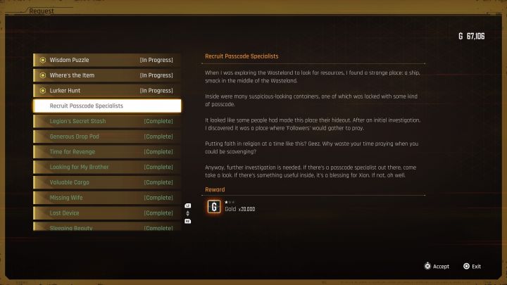 2 - Stellar Blade: Recruit Passcode Specialists quest puzzle - Puzzles - Stellar Blade Guide