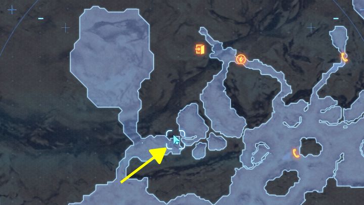 This small chest is hidden in the northwestern part of the Wasteland map - Stellar Blade: All EVE costumes map - Secrets and Collectibles - Stellar Blade Guide