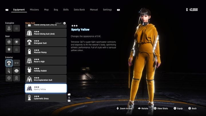 Visit any repair console and craft the suit with materials - Stellar Blade: All EVE costumes map - Secrets and Collectibles - Stellar Blade Guide