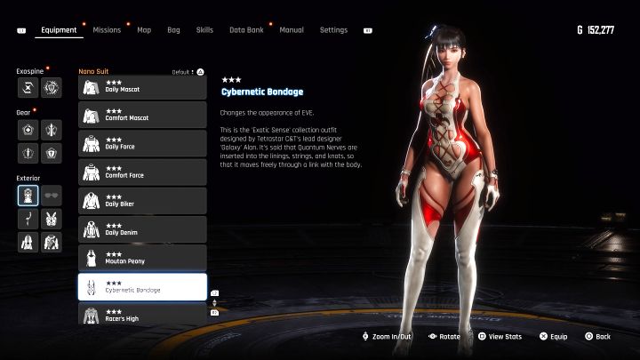 Reach the oasis in the central part of the desert (the one that also has a fishing mini-game) - Stellar Blade: All EVE costumes map - Secrets and Collectibles - Stellar Blade Guide