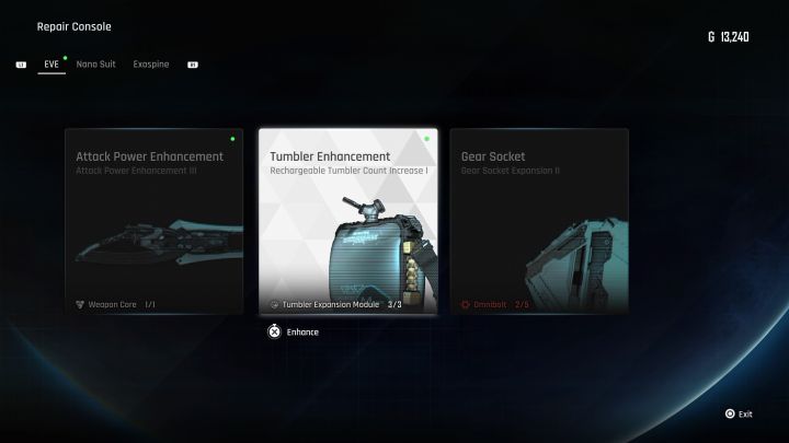 Additional hint - All the described modules can be collected again in NG+ mode - Stellar Blade: Tumbler Expansion Modules map - Secrets and Collectibles - Stellar Blade Guide