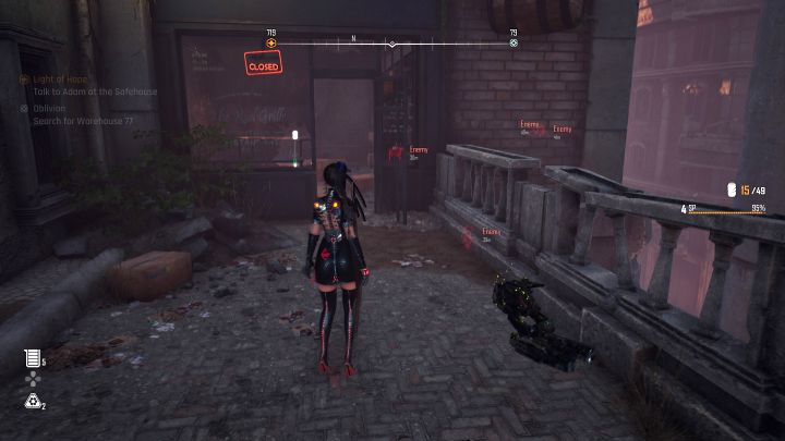 You can only reach this collectible on subsequent visits to Eidos 7 and after solving the puzzle explained on How to lower the water level in the Commercial Sector on Eidos 7 - Stellar Blade: All Cans map - Secrets and Collectibles - Stellar Blade Guide