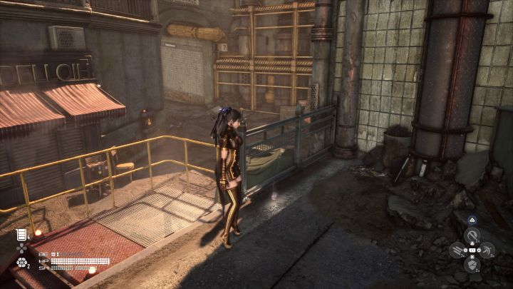 This can is on the ground near the Bulletin Board in the eastern part of the city - Stellar Blade: All Cans map - Secrets and Collectibles - Stellar Blade Guide