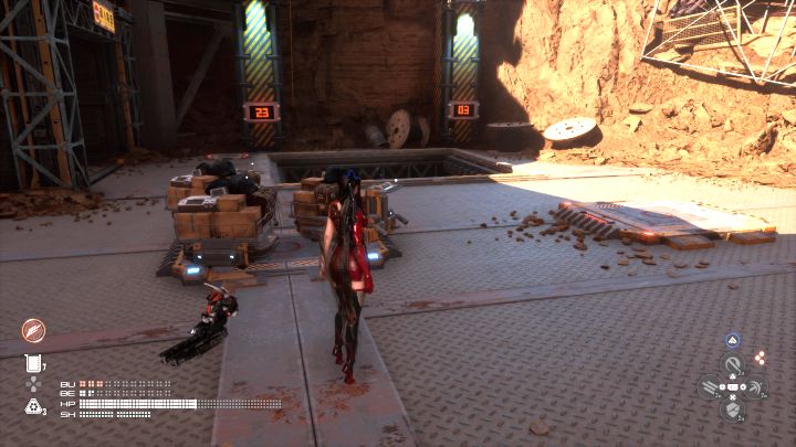 Go through the drawbridge to the north-west - Stellar Blade: All Cans map - Secrets and Collectibles - Stellar Blade Guide