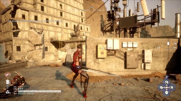 In the upper area, EVE has to interact with 3 different fuse boxes and all of them have to be activated within a strict time limit - Stellar Blade: All Cans map - Secrets and Collectibles - Stellar Blade Guide