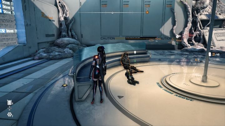 The can is lying on the ground in the main hall of Raphael Space Center - you'll find it near the corpse and a swivel seat - Stellar Blade: All Cans map - Secrets and Collectibles - Stellar Blade Guide