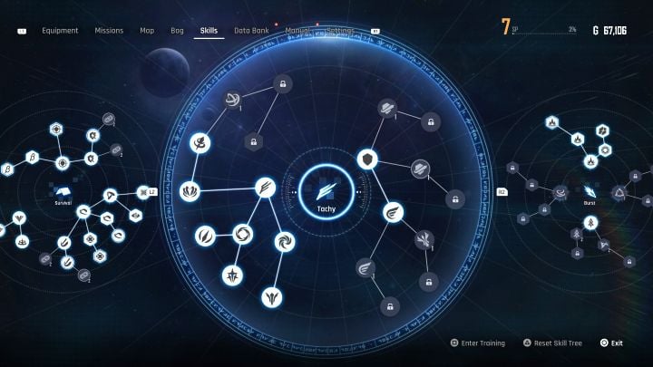 6 - Stellar Blade: How to unlock Burst and Tachy skill trees? - FAQ - Stellar Blade Guide