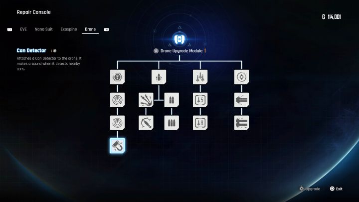 Drone upgrades related to exploration can be very useful - Stellar Blade: Best drone upgrades - Basics - Stellar Blade Guide