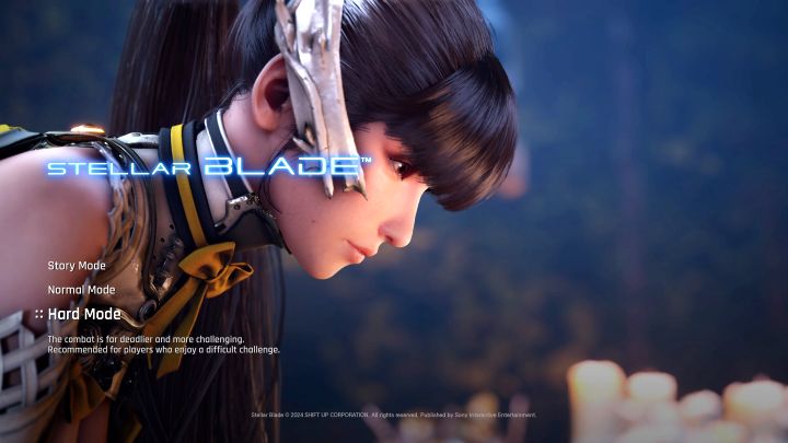 You can choose any difficulty level for NG+ playthrough and just as well adjust it during the game from the options menu - Stellar Blade: NG+ mode - Basics - Stellar Blade Guide